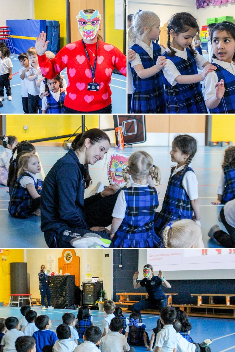 Incorporating unique cultural movements and symbolism to reflect today's Chinese New Year, our LGJS Kinders' dance lesson was dynamic and expressive, encouraging the children to embrace new concepts and challenging formations. The hall was bursting with energy! #lgjs_sport