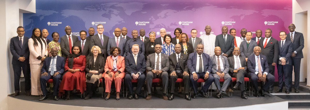 Chatham House (@chathamhouse) on Twitter photo This week we were delighted to welcome The Rt Hon <a href="/DavidLammy/">David Lammy</a> (<a href="/FCDOGovUK/">Foreign, Commonwealth & Development Office</a>) back to Chatham House.
Here he met with African Heads of Mission for a consultation on the UK government's Africa Approach.
The meeting was held under the Chatham House Rule. This week we were delighted to welcome The Rt Hon <a href="/DavidLammy/">David Lammy</a> (<a href="/FCDOGovUK/">Foreign, Commonwealth & Development Office</a>) back to Chatham House.
Here he met with African Heads of Mission for a consultation on the UK government's Africa Approach.
The meeting was held under the Chatham House Rule.