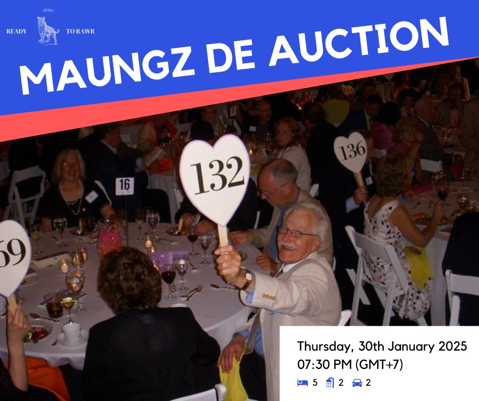 of98Z's Game Night
𝗠𝗮𝘂𝗻𝗴𝘇 𝗗𝗲 𝗔𝘂𝗰𝘁𝗶𝗼𝗻

Thursday , 30 January 2025 | 7:30 PM
ㅤㅤㅤ
👨🏻‍⚖️ : Retweet to join the game

ㅤㅤㅤㅤ