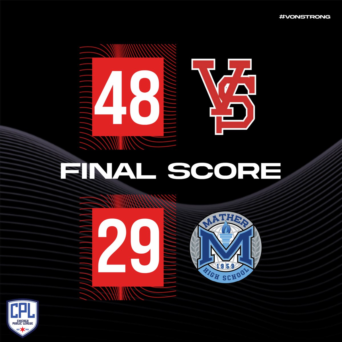 Von Athletics (@von_athletics) on Twitter photo Von basketball earns another conference win with a 48-29 victory at Mather. Matthew Martinez (18 pts), Gerald Holder (11pts, 8rbs, 5 blks), Axel Rivera (10 pts, 10 asts). Go Panthers! <a href="/cplathletics/">Chicago Public League Athletics</a> <a href="/vonsteubenmsc/">Von Steuben MSC</a> Von basketball earns another conference win with a 48-29 victory at Mather. Matthew Martinez (18 pts), Gerald Holder (11pts, 8rbs, 5 blks), Axel Rivera (10 pts, 10 asts). Go Panthers! <a href="/cplathletics/">Chicago Public League Athletics</a> <a href="/vonsteubenmsc/">Von Steuben MSC</a>
