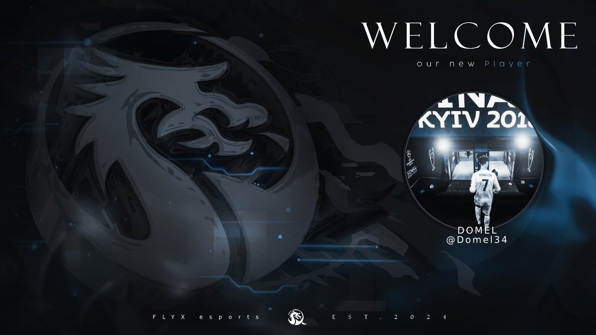 Welcome new player 🥳 

Today we would like to introduce you to our 2 new players with incredible potential who will represent Flyx E-Sports at FNCS 🏆

🇵🇱 | <a href="/Domel34/">Domel</a> 

Welcome him with warm applause 👏