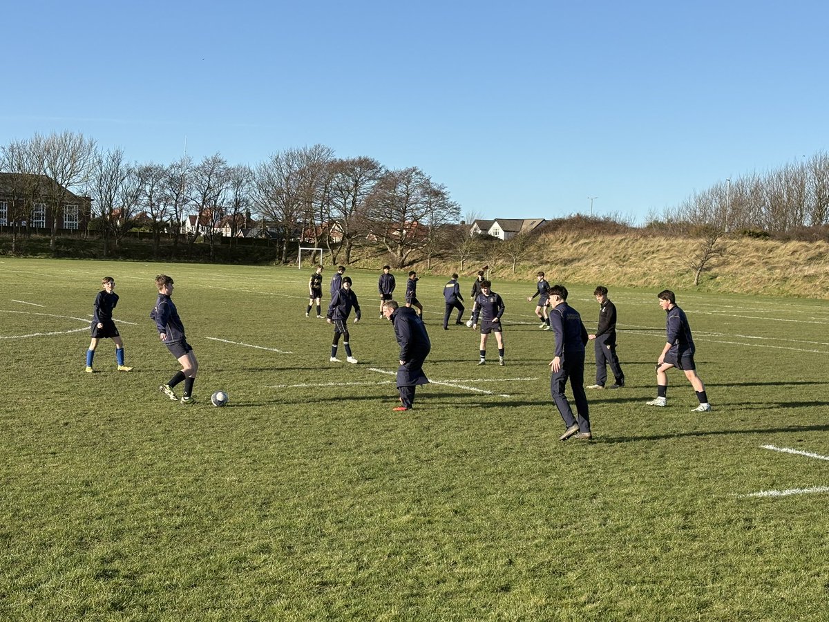 KGS_sports's tweet photo. U16 football squad being put through their paces ahead of their match vs @AKSSport https://t.co/VR0lcMOq9Y