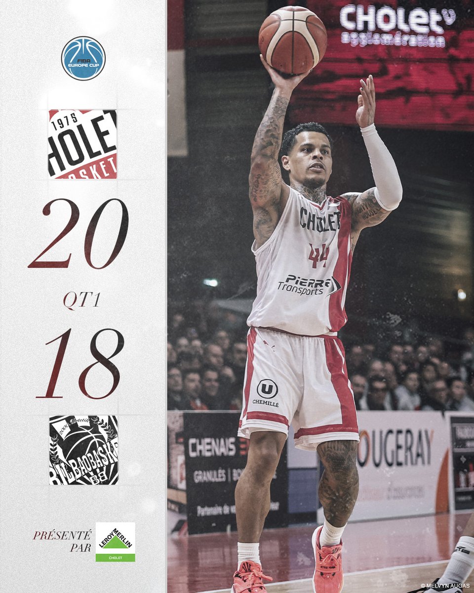 CB_officiel's tweet photo. Les deux équipes sont au coude à coude dans ce premier quart-temps.
Allez CB !
#CBBB #CBFAMILY @FIBAEuropeCup https://t.co/H7yMChCdHu