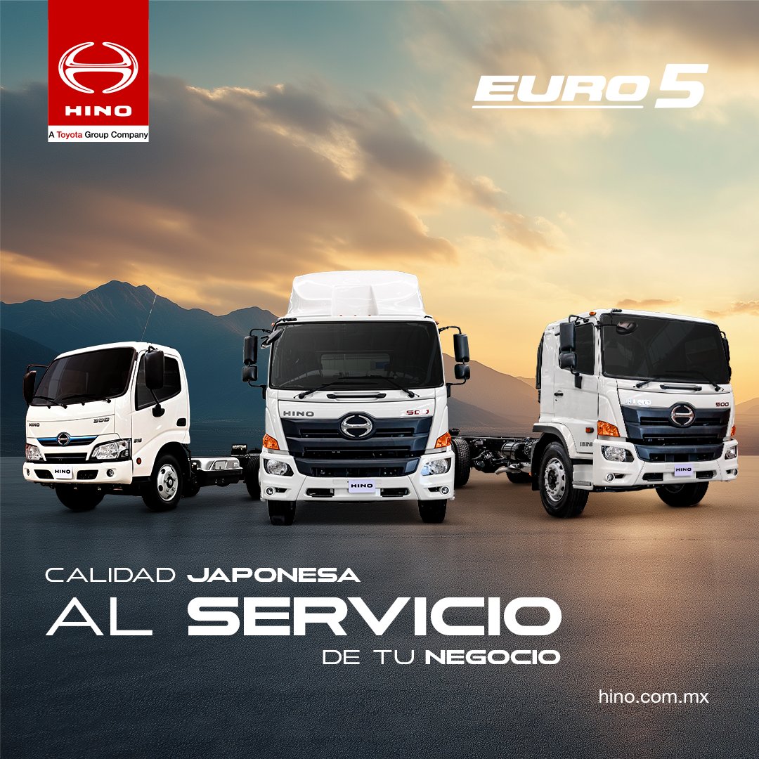 Encuentra aquí bit.ly/3POua8N tu concesionario más cercano y pregunta por nuestras últimas unidades Euro 5 con calidad japonesa.

#SoporteTotal #HinoMX #CamionesHino #HerenciaJaponesa #Euro5