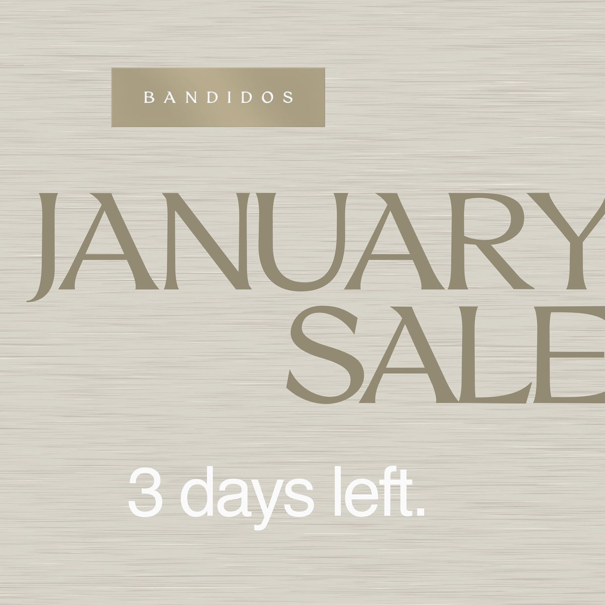 3 days left 🛍️🛒