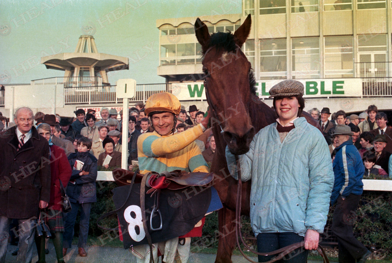 Pat Healy (@patcashhealy) on Twitter photo Leopardstown 18-February-1984 <a href="/LeopardstownRC/">Leopardstown RC</a>
#41yearsago #archives #fromthearchive #memories #HorseRacing #HealyRacing
Joe Crowley owns, trains and rides Powys to victory from Bad Times and Timmy O'Callaghan.
(c)healyracing.ie Leopardstown 18-February-1984 <a href="/LeopardstownRC/">Leopardstown RC</a>
#41yearsago #archives #fromthearchive #memories #HorseRacing #HealyRacing
Joe Crowley owns, trains and rides Powys to victory from Bad Times and Timmy O'Callaghan.
(c)healyracing.ie