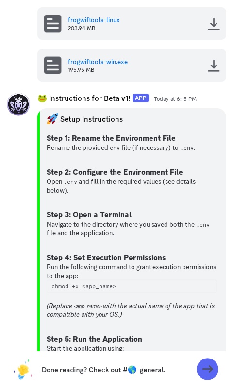 RemyfredsOnX's tweet photo. "The wait is finally over"🎉
Our beta v1 (pre-launch + launch) is out..is finally out..
Lets revolutionalize crypto together, join discord now https://t.co/JIXoNxOLnA 
Follow @frogwiftools for more info 
Note: their are reward s for early users, you are so early Champs 💥🏆 https://t.co/dboT7PgxYF