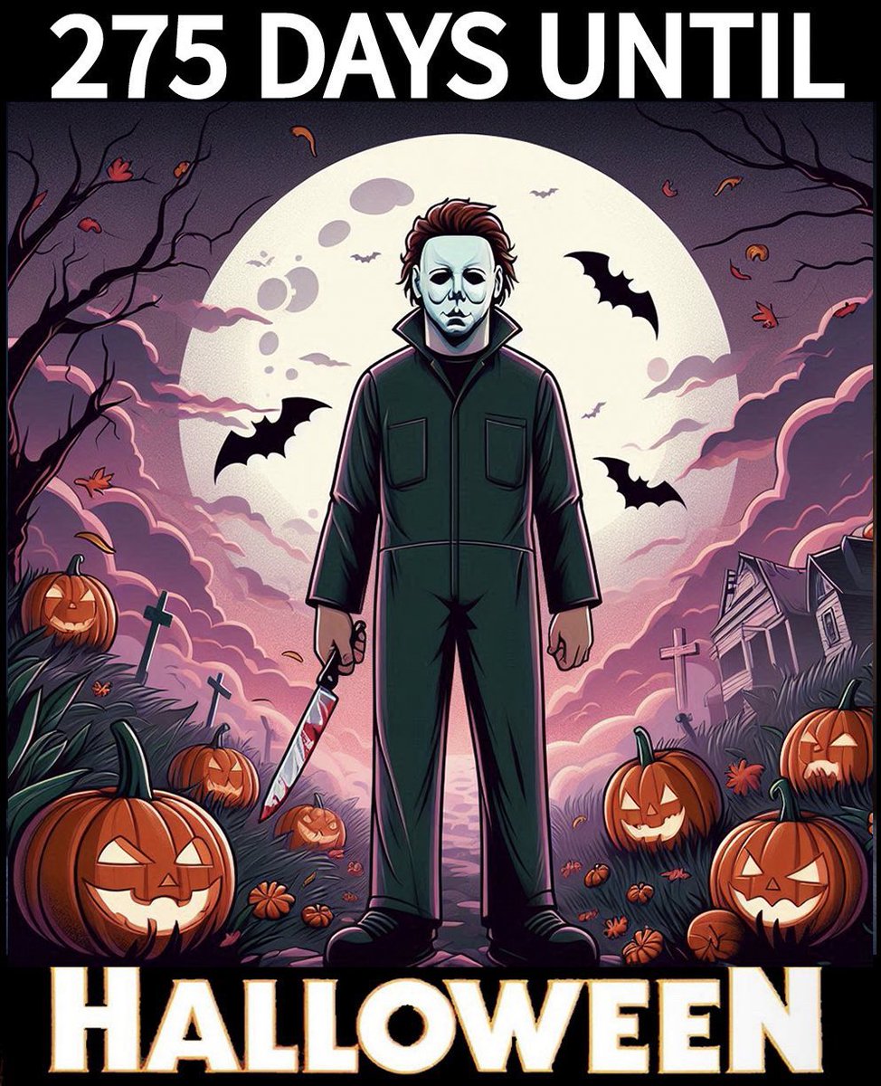 HalloweenVerse's tweet image. 275 Days Until Halloween 🎃 
#Halloween2025
