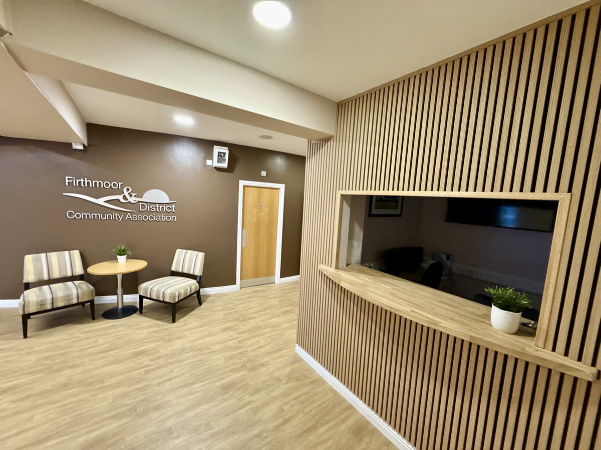 And just like that our reception has been transformed! #TeamFirthmoor