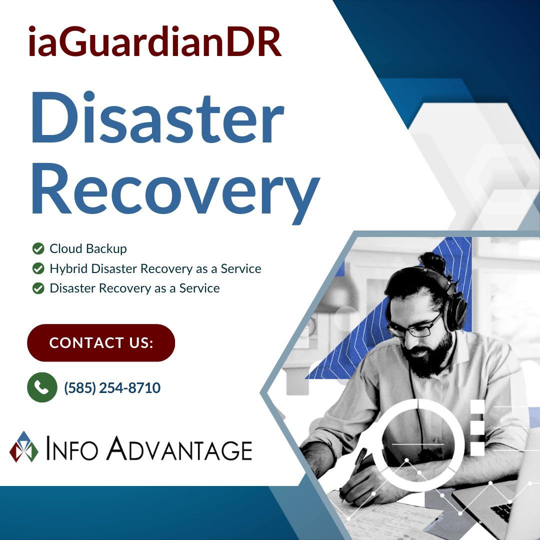 At Info Advantage, we take Disaster Recovery to the next level, offering more than just data redundancy. We provide temporary workspaces, computers, laptops, &amp; complete network infrastructure to get you back up and running quickly, no matter the disaster: buff.ly/3XDQ2Hy