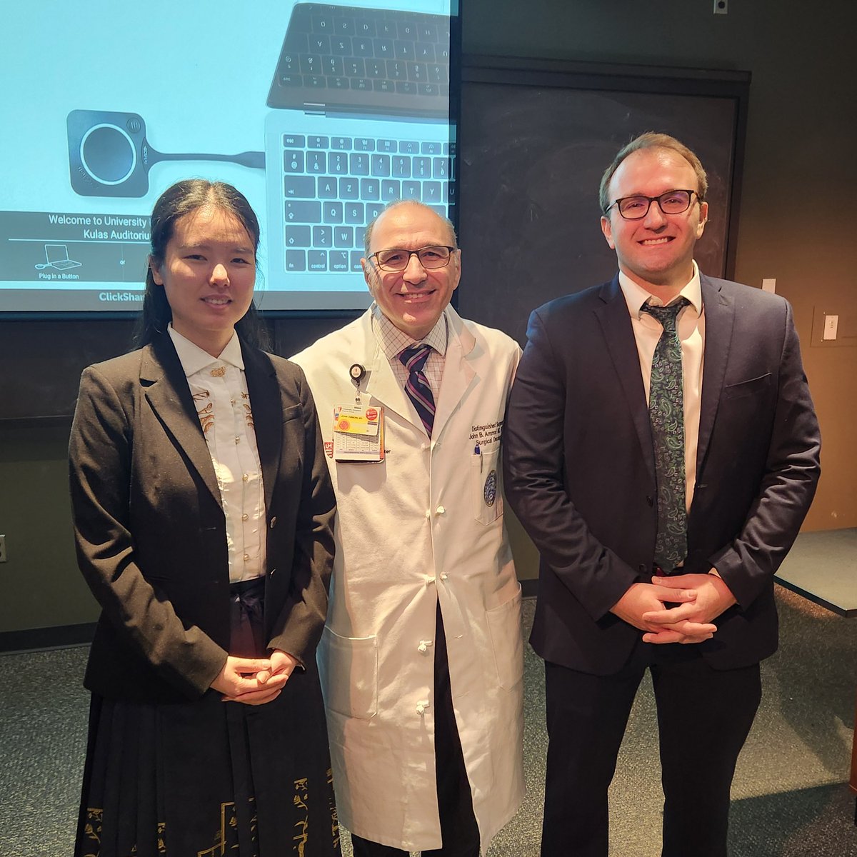 Congratulations to two of our awesome chiefs on their grand rounds presentation this morning!
