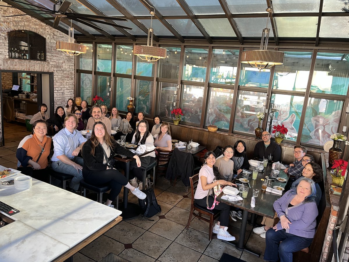 This month, the Biostatistical Consulting Unit (BSCU) gathered for our annual BSCU Kickoff Luncheon, this time held at Lokanta Grill in Pleasanton. We had a wonderful time eating delicious food, reflecting on our accomplishments from 2024, and looking forward to an amazing 2025!