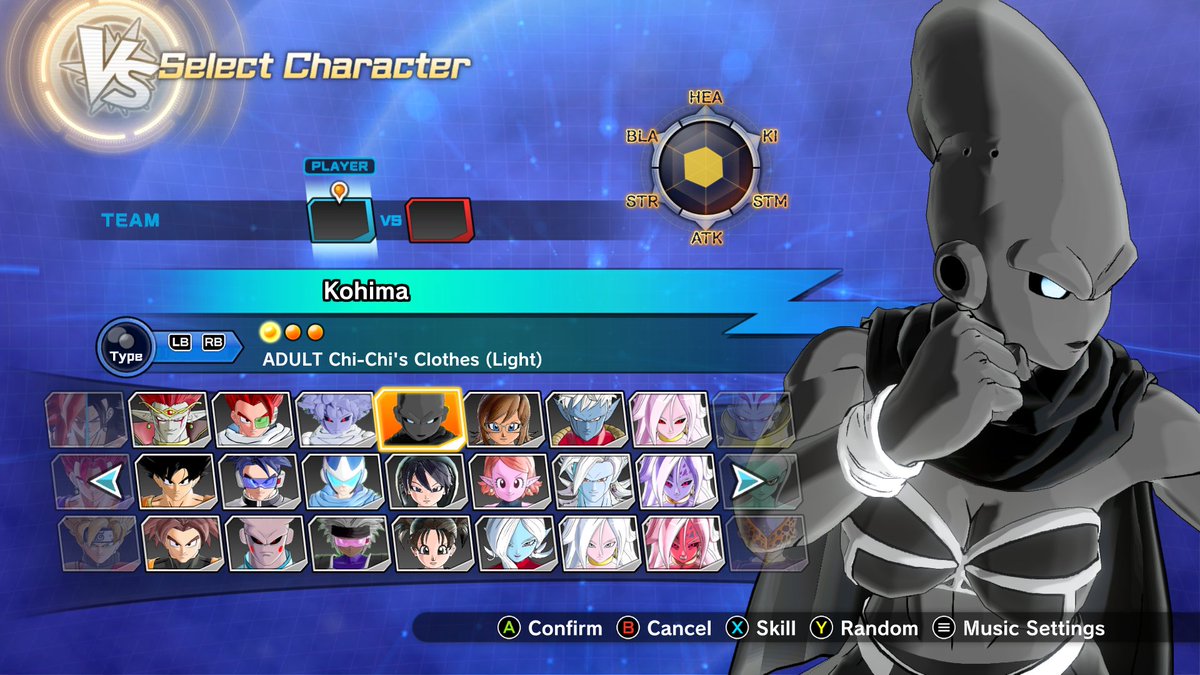 Kohima. She's an evil Majin. #DBOC #xenoverse2mods #xenoverse #dragonball #oc