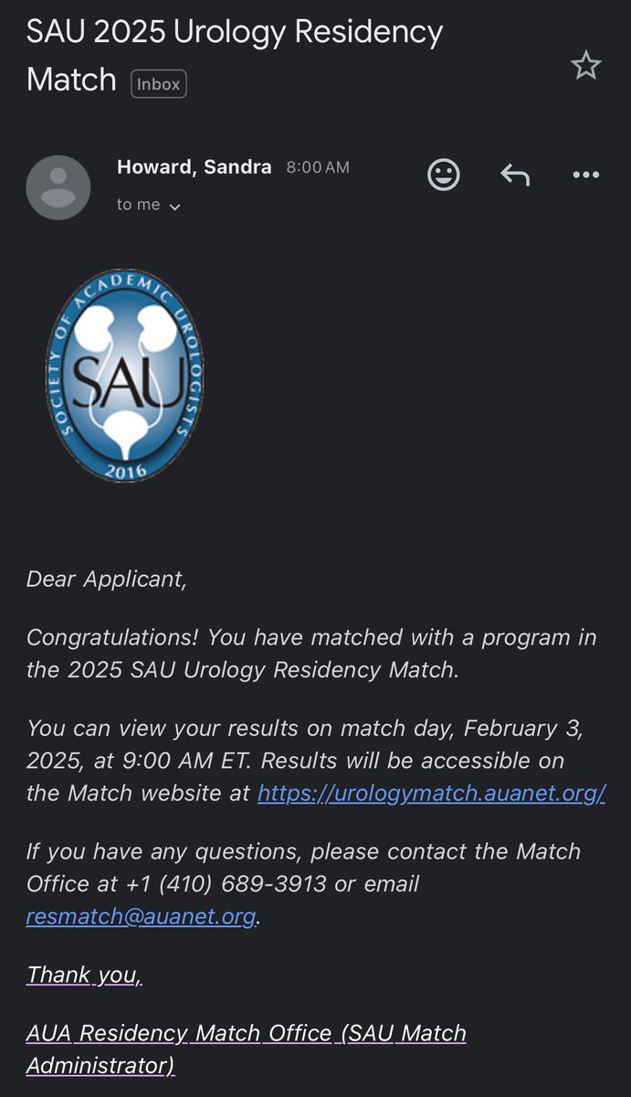Blessed to share that I am going to become a Urologist! I want to thank my parents, my wife, and my mentors for making this dream possible. Excited to see where I will train and meet my future co-residents! Congrats to everyone! 🥳 #urology #match2025 #UroSoMe