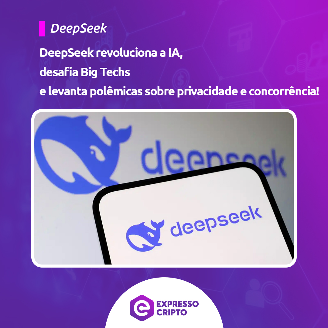 expressocripto's tweet image. 🚨 DeepSeek revoluciona a IA! A startup chinesa lançou um modelo open-source poderoso com apenas US$ 6 milhões, desafiando gigantes como OpenAI. Mas há polêmicas: uso de dados, influência do governo chinês e possível ban nos EUA. O futuro da IA mudou? 🤖🔥