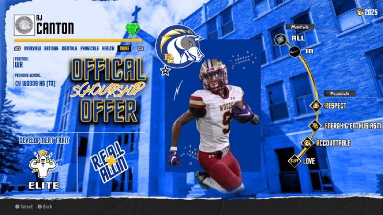 After a great conversation with <a href="/CoachLaDage/">Shane LaDage</a> I’m blessed to receive an offer from Briar Cliff University 
<a href="/CoachWiesmann/">Coach Wiesmann</a>  <a href="/davidbrown2nd/">Coach David Brown II</a> <a href="/CoachWoljevach/">Coach Woljevach</a> <a href="/CyWoodsFB212/">Cy Woods Football</a>
