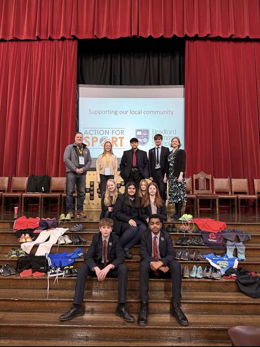 Action For Sport (@actionforsport) on Twitter photo The Action For Sport Junior Committee has been launched!!
Thank you <a href="/BradfordGrammar/">Bradford Grammar</a> for your fantastic support. We know that our three aims, promoting sport, removing barriers and protecting the environment, will be proudly upheld and promoted. The Action For Sport Junior Committee has been launched!!
Thank you <a href="/BradfordGrammar/">Bradford Grammar</a> for your fantastic support. We know that our three aims, promoting sport, removing barriers and protecting the environment, will be proudly upheld and promoted.