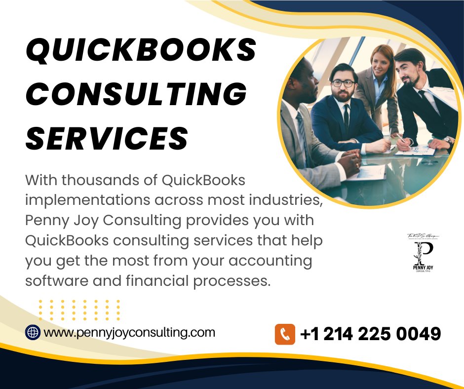 theKPSgroup's tweet photo. Tired of managing finances? Let Penny Joy Consulting simplify your life with expert QuickBooks Consulting Services! 💼
📧 Owner@thekpsgroup.com | 📞 +1 214 225 0049
#QuickBooks #FinancialFreedom https://t.co/d2YtsNu7o5