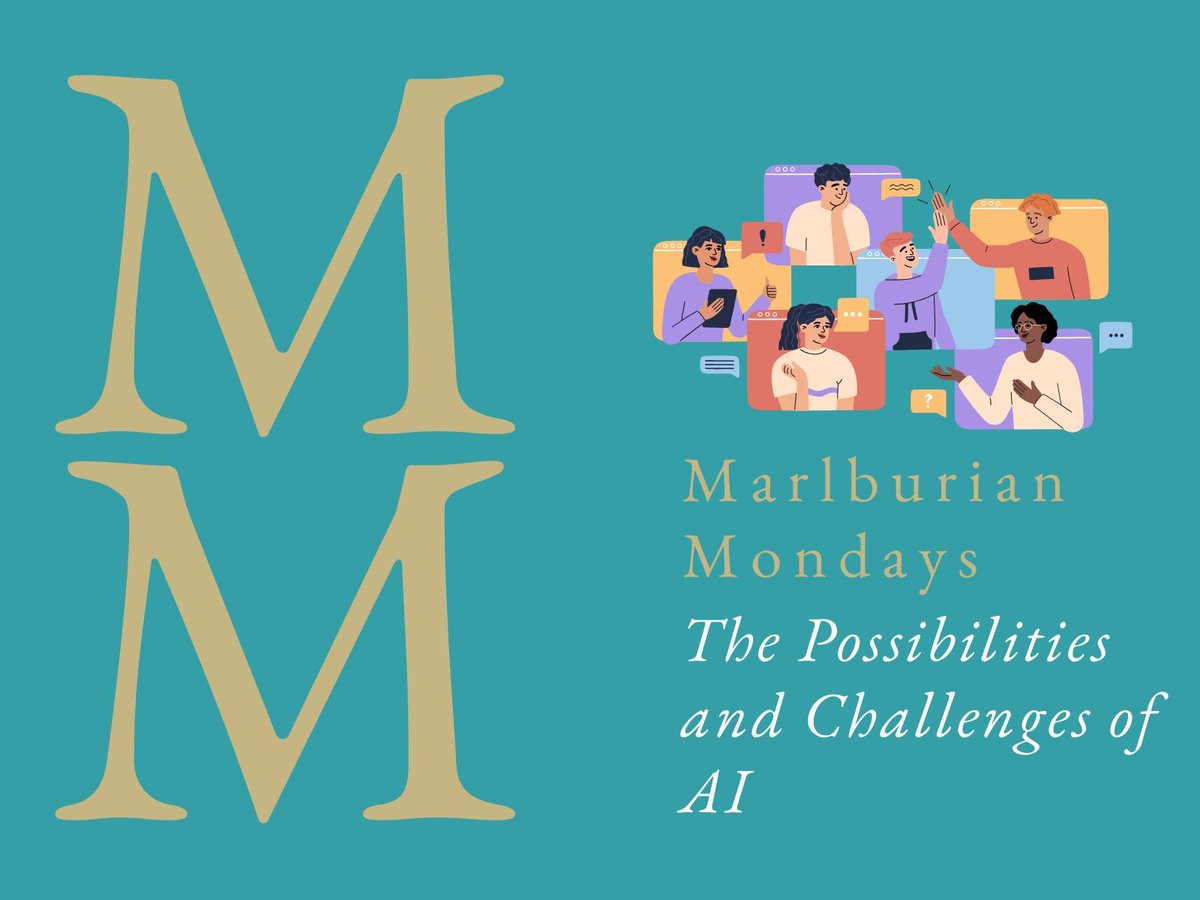 Last week we held the first Marlburian Monday of 2025 which featured an exceptional panel of Old Marlburians who discussed the possibilities and challenges of AI.

Listen here 👉 buff.ly/4hqM7Gi
