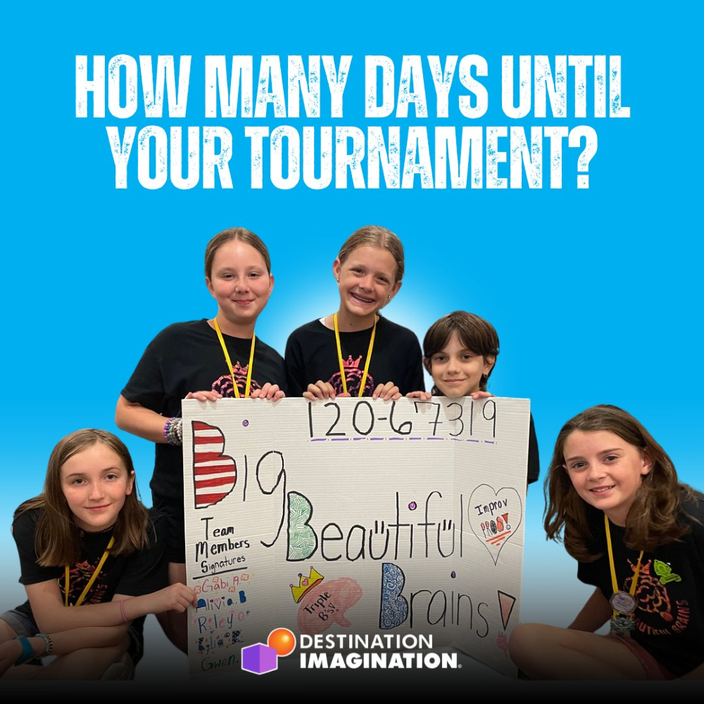 CALDIOrg's tweet image. Have you started your countdown yet? 

#CALDI #DestinationImagination #ChallengeExperience #DITournament #STEAMcompetition #STEAMeducation #Creativity #Teamwork #Innovation