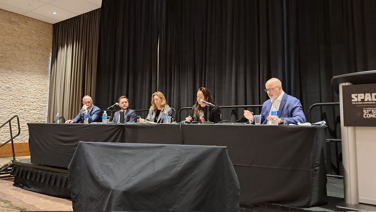 Rules of engagement, property rights, and regulations in space with US, China, Russia, and the rest of the world. Listening the panel gives a sense that we are way behind. Learning as we go through the Wild Wild West of Cislunar Economy.

<a href="/BEbeyond20/">Beyond Earth Institute</a> <a href="/SpaceComExpo/">SpaceCom</a>