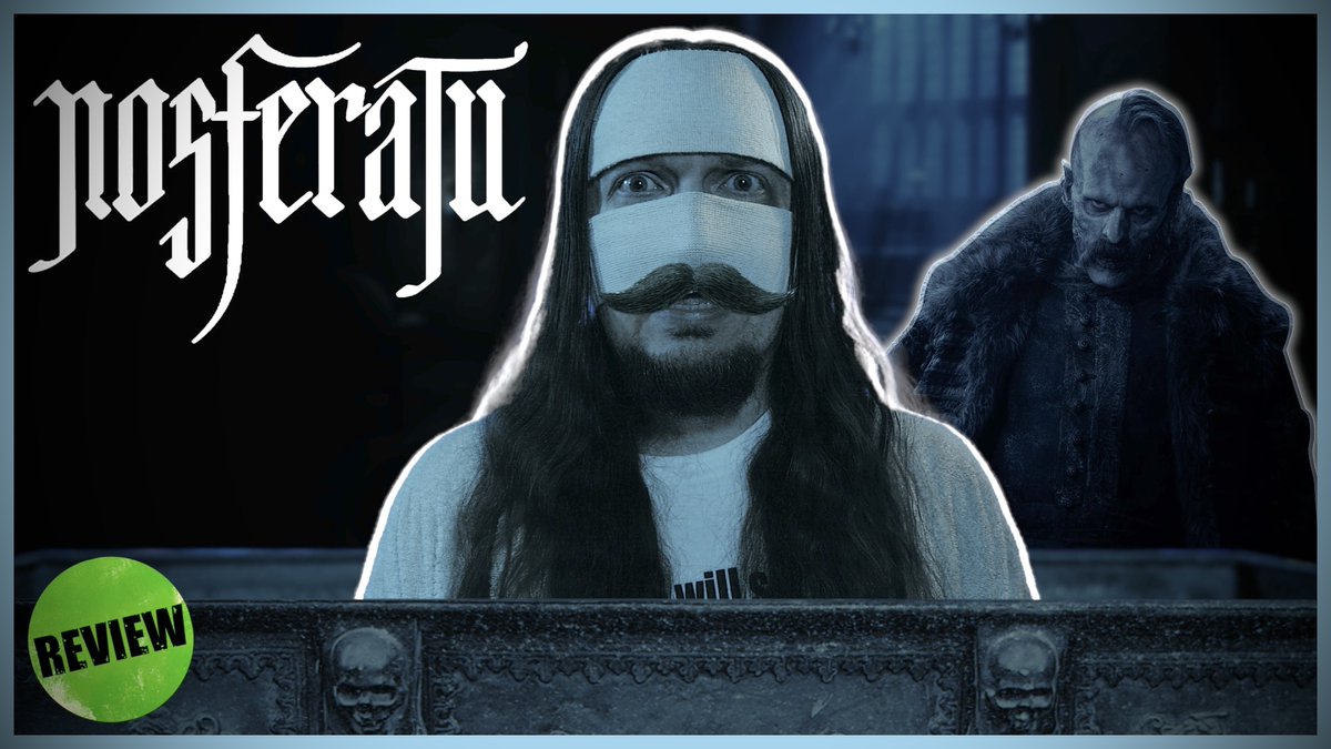 The Maniacal Cinephile sinks his teeth into this review of NOSFERATU (2024), Robert Eggers' reimagining of the iconic vampire movie starring Bill Skarsgård as Count Orlok. Come to me...
shorturl.at/r2M2V