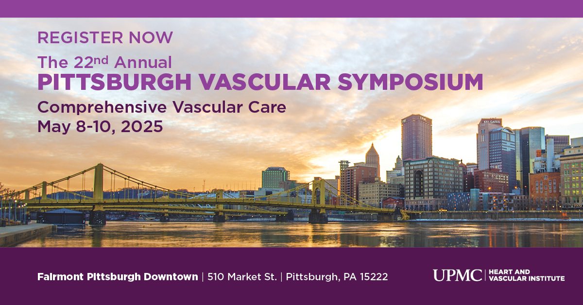 Join us this May for our annual symposium! Registration: upmc.com/PVS