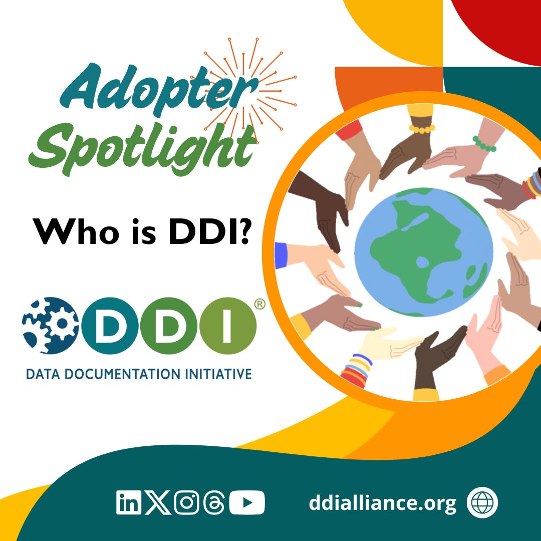 DDIAlliance's tweet image. The list of organizations and projects that have adopted the DDI standard is growing! Check out our Wall of Adopters to learn more about them! buff.ly/4glIbFU

#DDIAlliance #DDI #MetadataStandard #FAIRdata