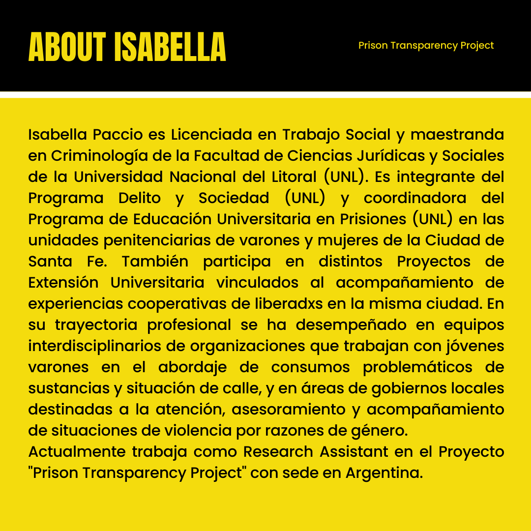 Meet Isabella, one of the research assistants at the PTP! Swipe to learn more.
–
Rencontrez Isabella, l'une des assistantes de recherche du PTP ! Faites glisser pour en savoir plus.
–
¡Conocé a Isabella, una de las asistentes de investigación del PTP! Deslizá para conocer más.