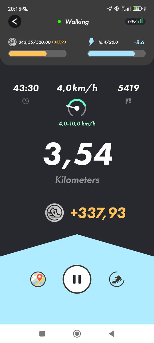 Dustfire1981's tweet image. Ich bin wieder auf einem Spaziergang unterwegs... Und dabei Geld verdienen. Die Grenze wurde auf 520GST geschoben. Ich hoffe das zahlt sich aus. Go GST! Go 😜