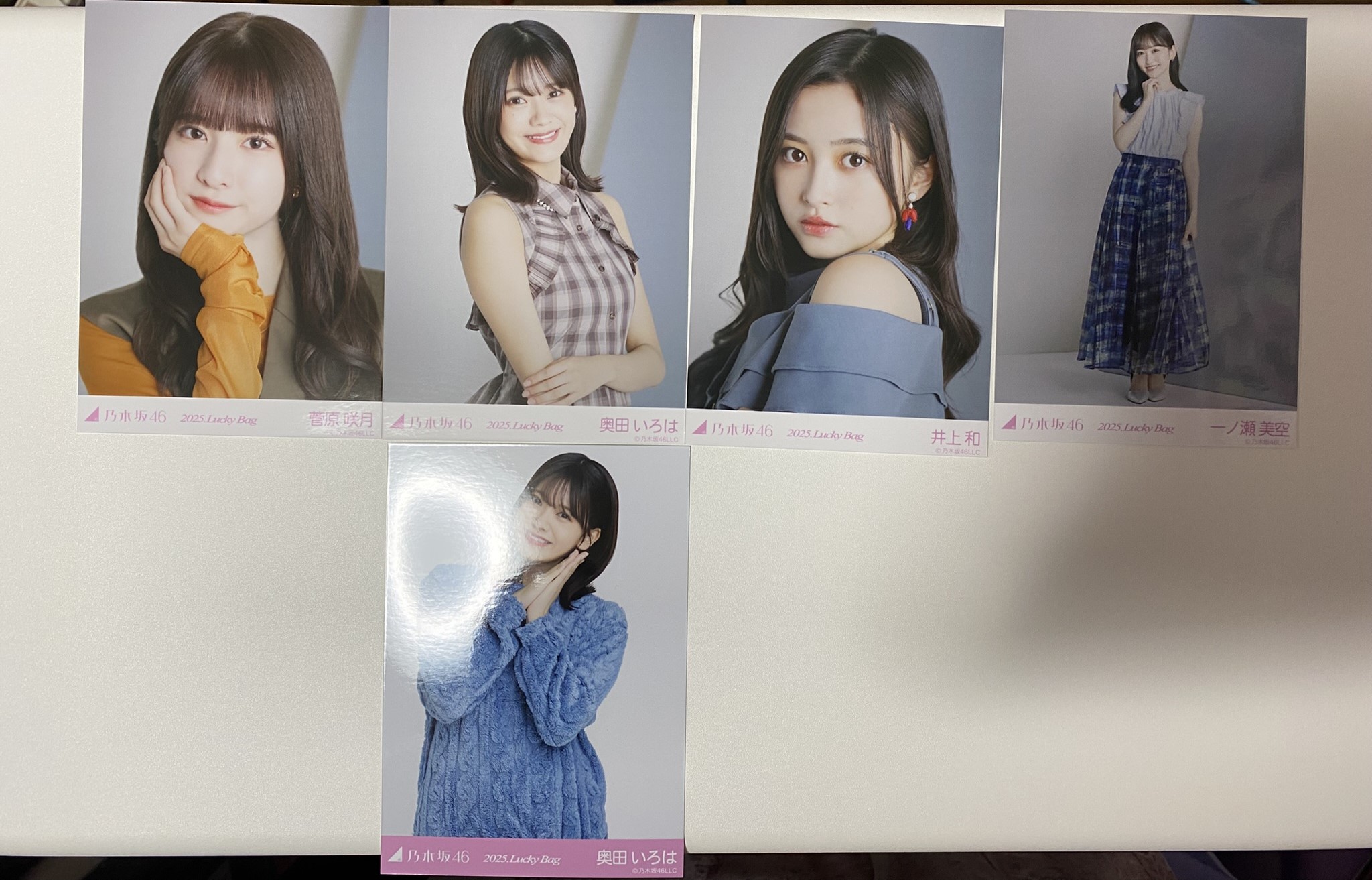 【本物保証】 乃木坂46 井上和 2025lucky bag 個別ブランケット（เปิดจอง 毛布・タオルケット