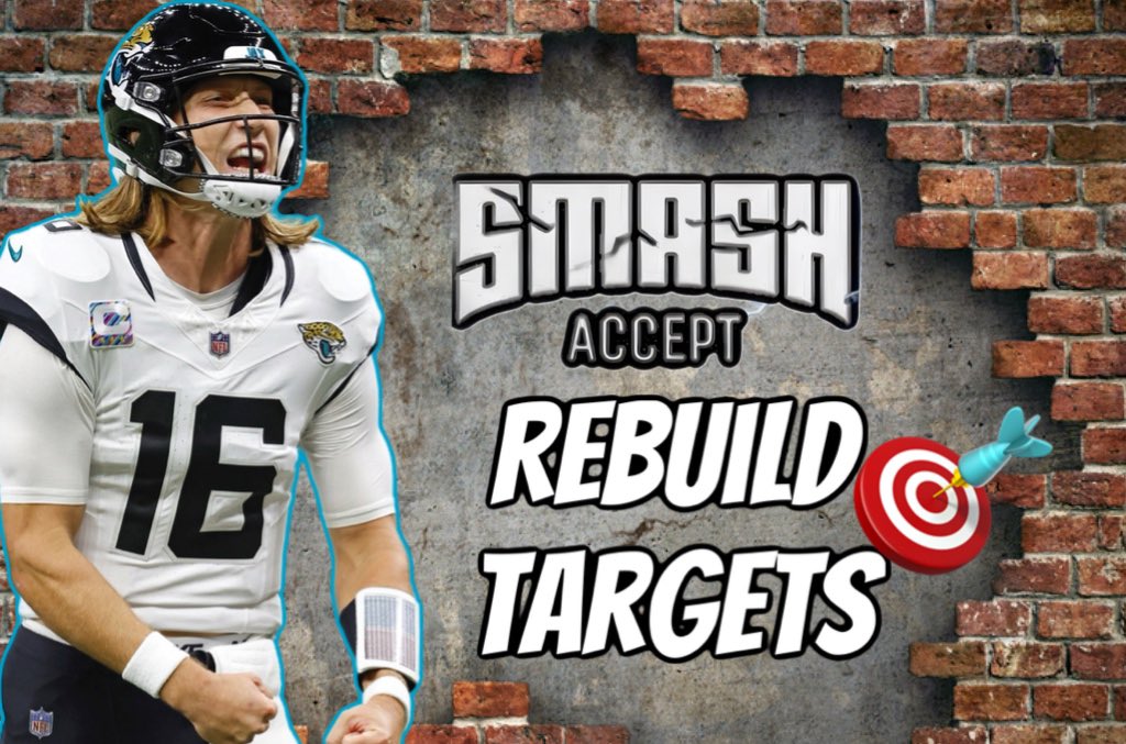 💰#DynastyDadApproved💰
2025 Rebuild Buys to SMASH in #InsulatedTrades 

💥Trevor Lawrence
💥Bryce Young
💥Caleb Williams
💥Marvin Harrison Jr
💥Rashee Rice
💥Brandon Aiyuk
💥Breece Hall
💥JJ McCarthy
💥Tucker Kraft
💥2025 2nd Rounders