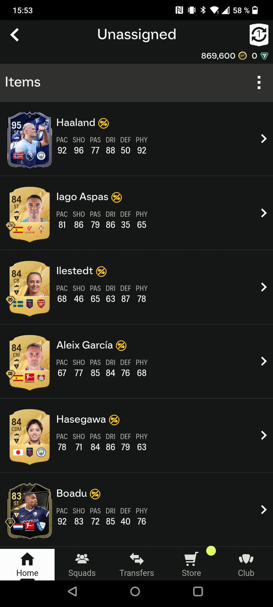 As a Manchester United fan, I never use Man City, Liverpool, Chelsea or Arsenal players. Rules is rules. But the 82*20 is gold! #EAFC25 #TOTY