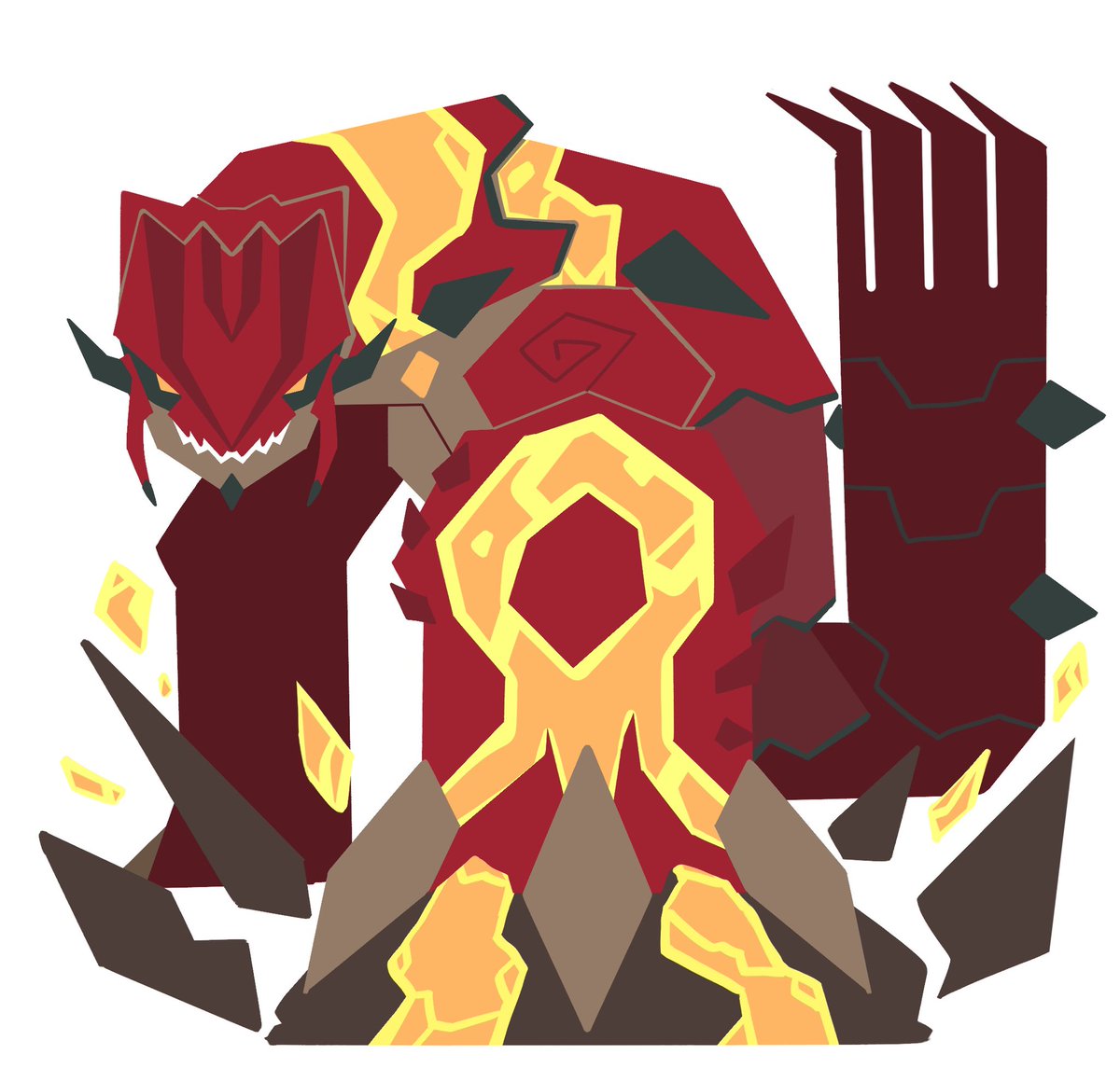 Larger pic of the icon cuz I’m proud of it, so much better than my first three iterations 
#Monsterhunter #pokemon #pokemonfanart