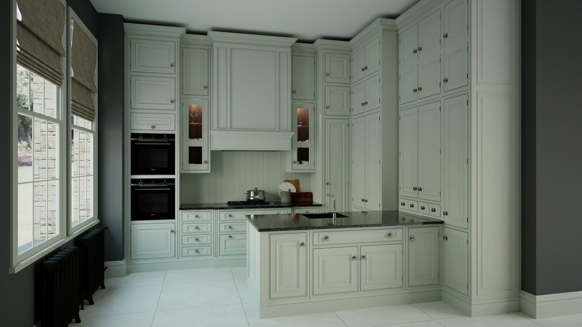 You can design every aspect of your client's dream bespoke inframe kitchen with Autokitchen.

#kitchendesign #interiordesign #render #kitchen