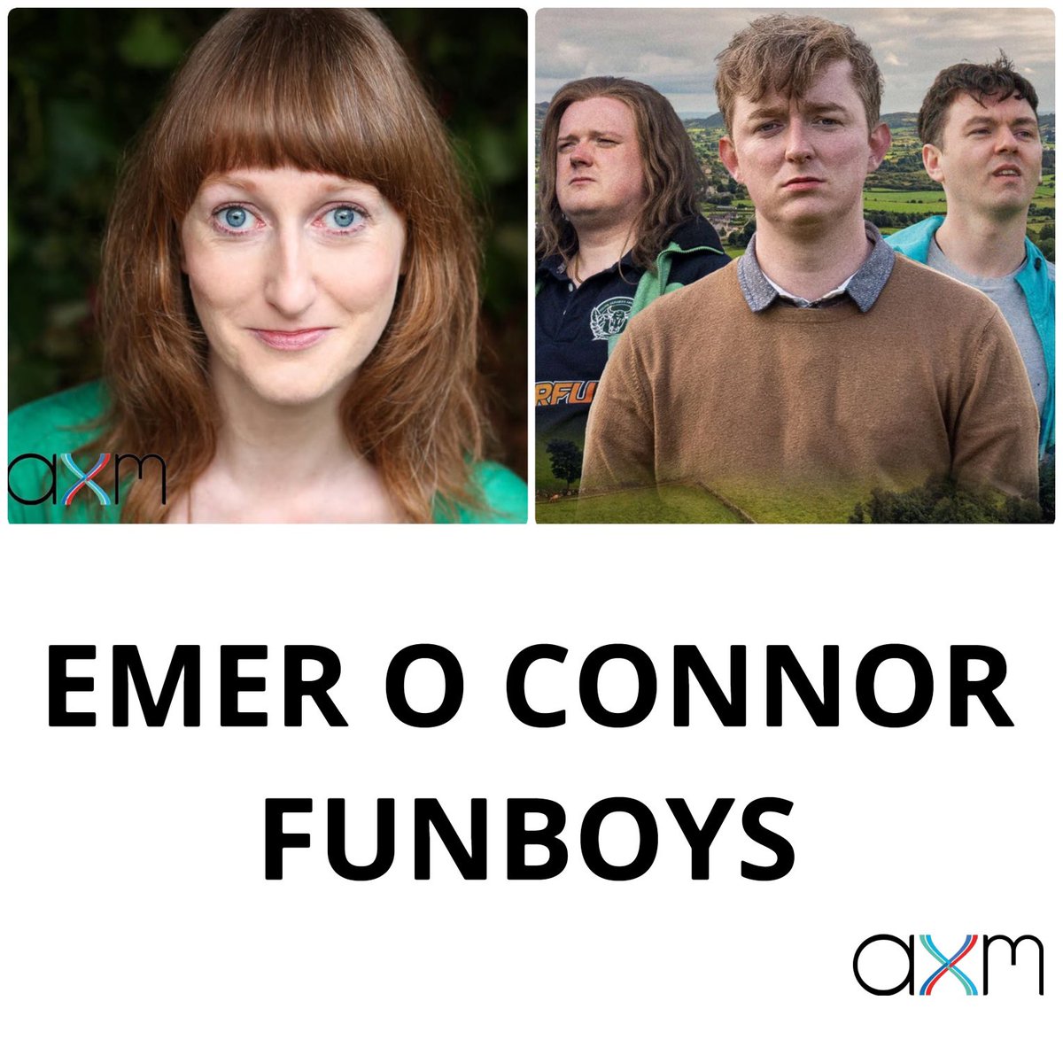 Very excited to announce that the official cast release for BBC 3’s new series Fun Boys has been announced including our brilliant <a href="/EmerOConnorActs/">Emer O Connor</a>
