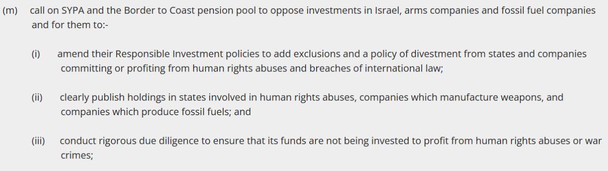 Next week, Sheffield City Council will become the latest local authority to debate a motion calling for the divestment of pension funds from companies enabling Israel’s grave violations of international law.

We call on ALL Sheffield councillors to support this motion.