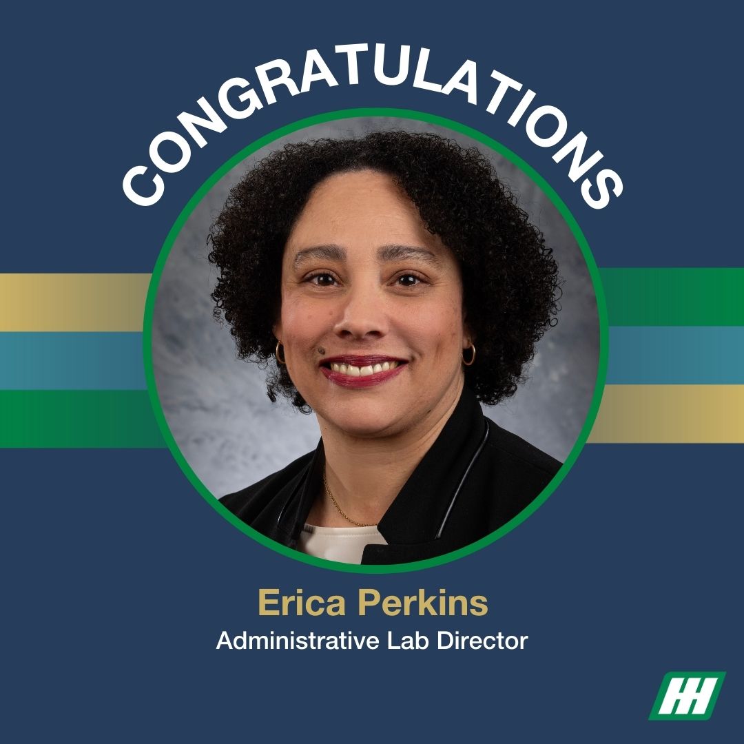 We are pleased to introduce Erica Perkins as our new Administrative Lab Director. 🔬🥼🧪

Erica has 25 years of experience as a medical technologist and honed her skills managing the Lab at Madison Hospital. She is certified by the American Society of Clinical Pathologists.