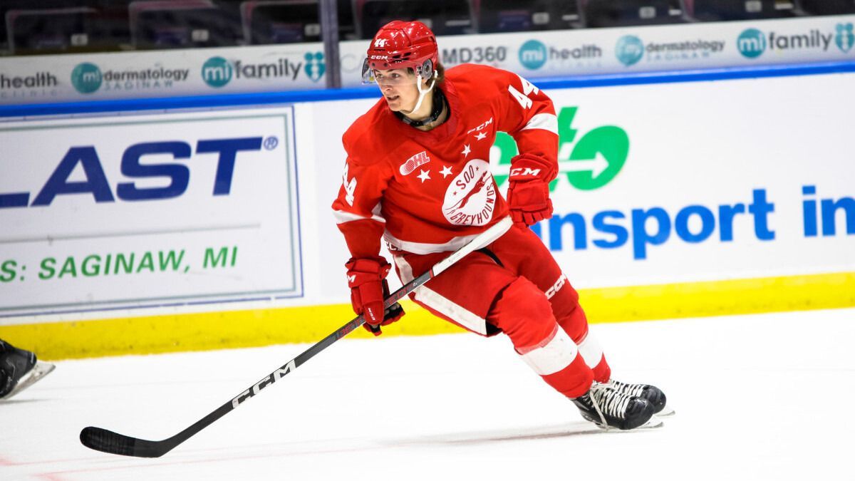 CRPyzik's tweet image. New Player Report: Brady Martin, F, Sault Ste Marie

Click the link to view Martin's profile and game report against the London Knights.

buff.ly/3PV6kYV 

#2025NHLDraft #OHL @OHLHoundPower