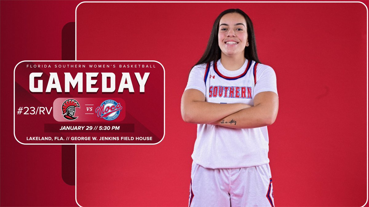 Florida Southern Mocs (@fsc_mocs) on Twitter photo GAMEDAY!!!
<a href="/FSC_WBB/">FSC Women's Basketball</a> returns home to host the ranked Spartans in a midweek <a href="/D2SSC/">Sunshine State Conference</a> matchup!
#LetsGoMocs
๐ #23/RV Tampa
๐ Jenkins Field House
๐ 5:30 PM
๐/๐บ fscmocs.com/gameday
๐ธ #44 Sydney Gomes GAMEDAY!!!
<a href="/FSC_WBB/">FSC Women's Basketball</a> returns home to host the ranked Spartans in a midweek <a href="/D2SSC/">Sunshine State Conference</a> matchup!
#LetsGoMocs
๐ #23/RV Tampa
๐ Jenkins Field House
๐ 5:30 PM
๐/๐บ fscmocs.com/gameday
๐ธ #44 Sydney Gomes