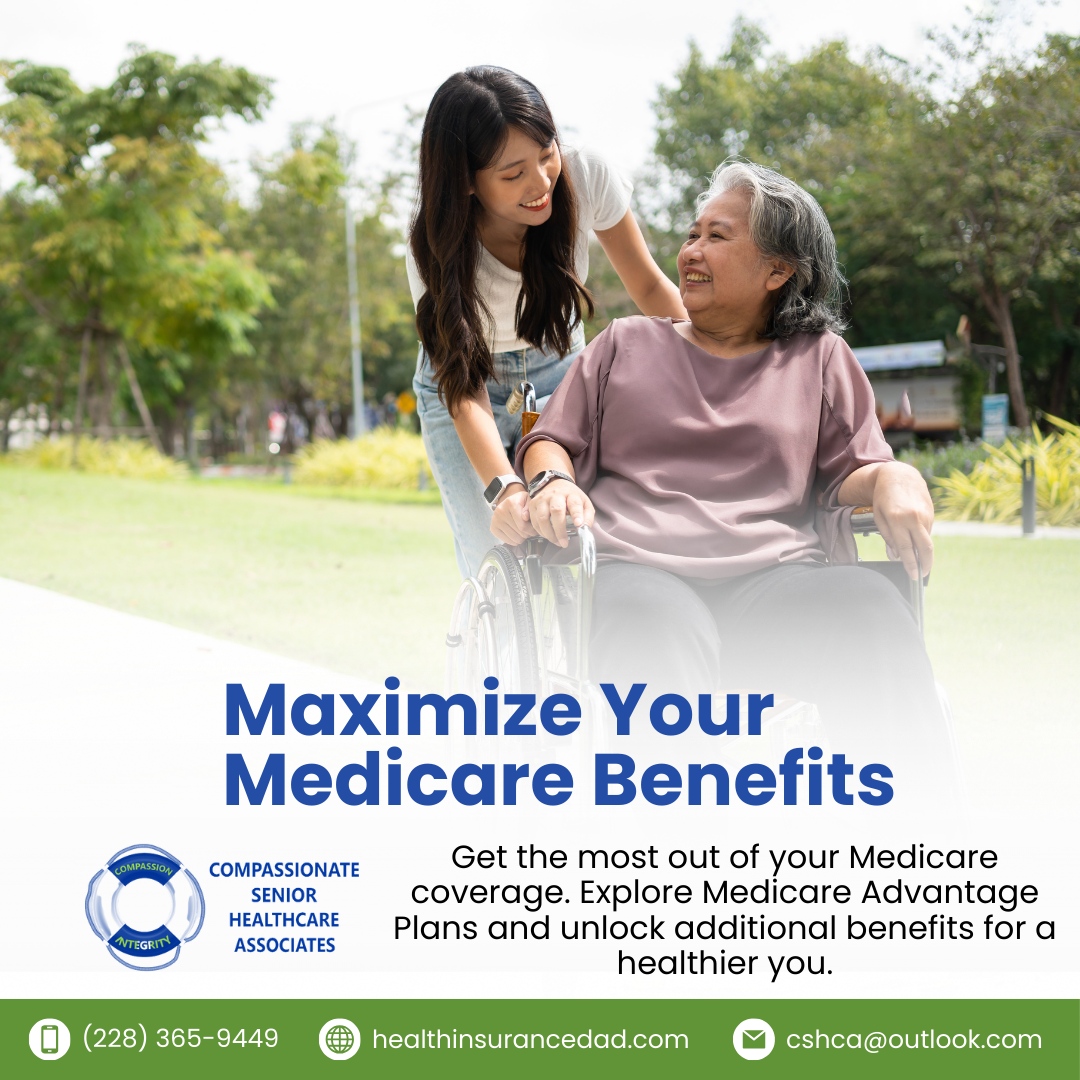 Maximize your Medicare benefits and unlock more! 💪 

Explore Medicare Advantage Plans to enhance your coverage with additional benefits, tailored for a healthier you.

Let us guide you to the best plan to get the most out of your Medicare.

🌐 healthinsurancedad.com
📞 (228)...
