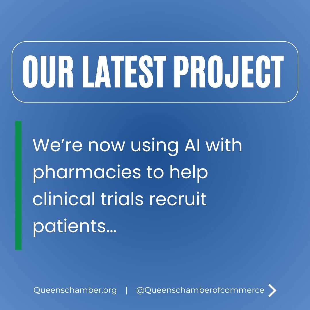 QueensChamber's tweet image. This January #QueensTechCorner features Rohan Ramnarain, founder of @Pharmachute1, a company that uses digital software to support independent pharmacies with e-commerce, digital advertising, and clinical trial recruitment. Click to learn more: queenstechcouncil.com/blog