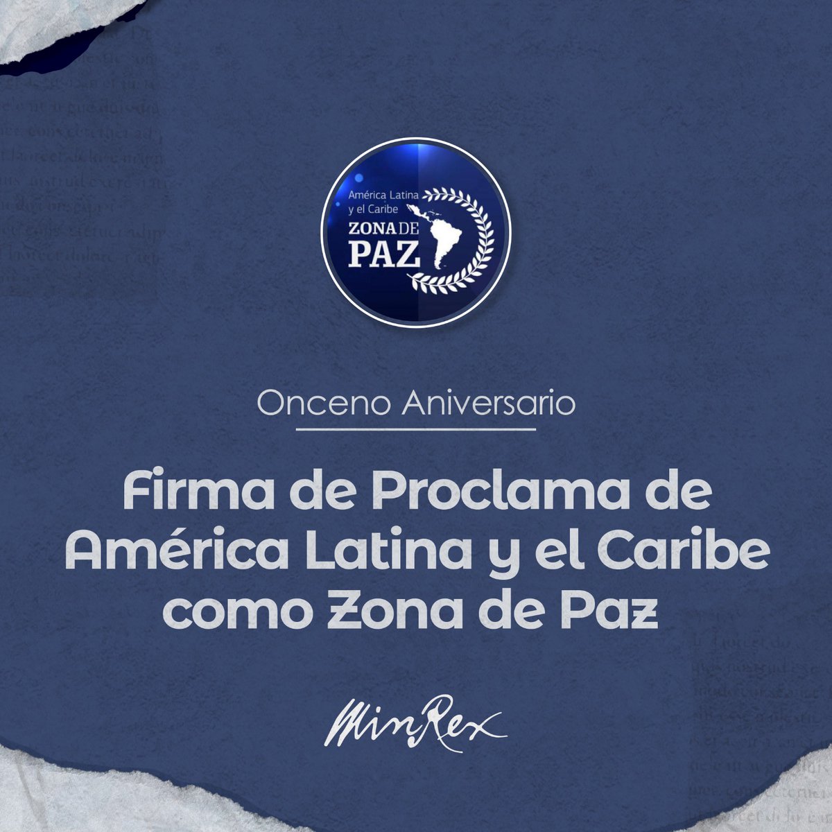 La Habana, capital de la paz latinoamericana y caribeña fue testigo del nacimiento de una Zona de Paz.

Debemos mantener la unidad y el antimperialismo como recursos fundamentales para hacer frente a quienes intentan revertirlo.

Esa seguirá siendo nuestra causa.

#CubaPorLaPaz