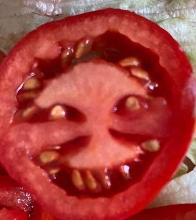 Visiiionnnn's tweet photo. Ahaa tamatar is scary 😂 https://t.co/QPfufQAIJq