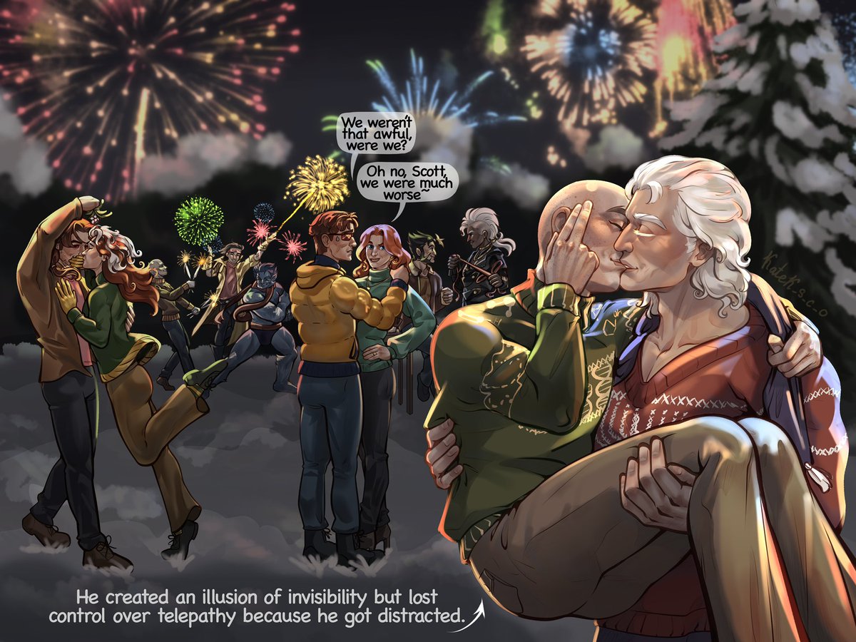 Imagine if, after the ‘97 series, they celebrated Chinese New Year together in the X-Mansion
#ChineseNewYear #ChineseNewYear2025 #xmen #cherik #oldmanyaoi #xmen97 #magneto #professorx #gambit #Rogue #MarvelComics #fanart