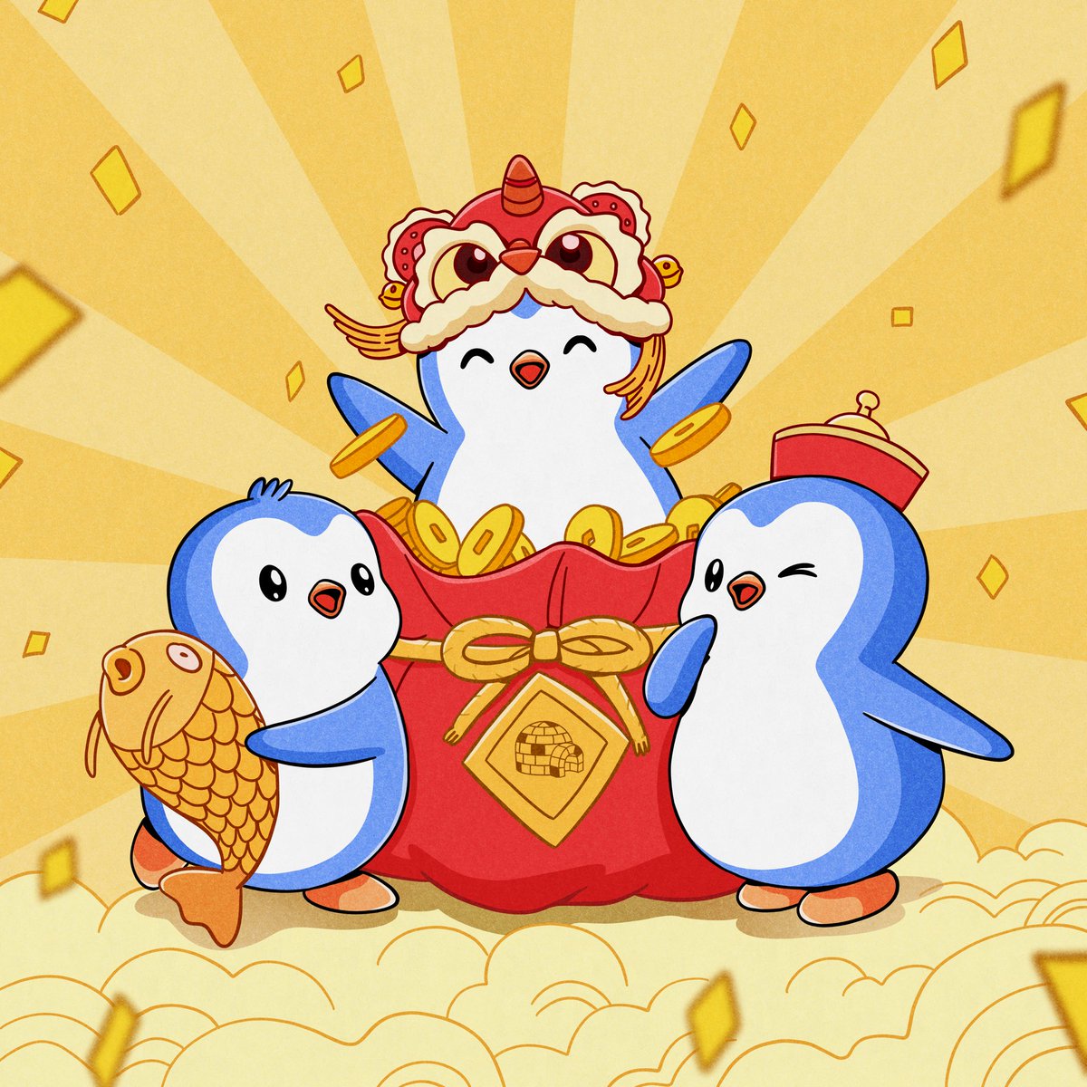 Happy Lunar New Year, Penguins!