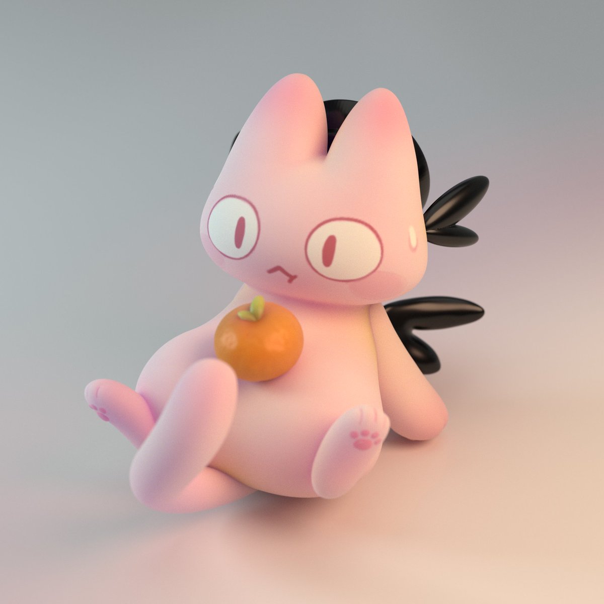 新しい年を迎え、皆様にコハルネコの新しい置き物をご紹介できることを大変嬉しく思います。
もし皆様に気に入っていただけましたら、この上ない喜びです。
原型：<a href="/ShiroBato_STS/">白鳩</a>
原画：<a href="/nagakiraS2/">나가 𝕟𝕒𝕘𝕒 / 8일페/F17</a>