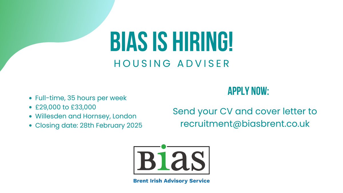 Are you an experienced adviser looking for a new challenge? Come and join BIAS's friendly team! biasbrent.co.uk/about-us/caree…