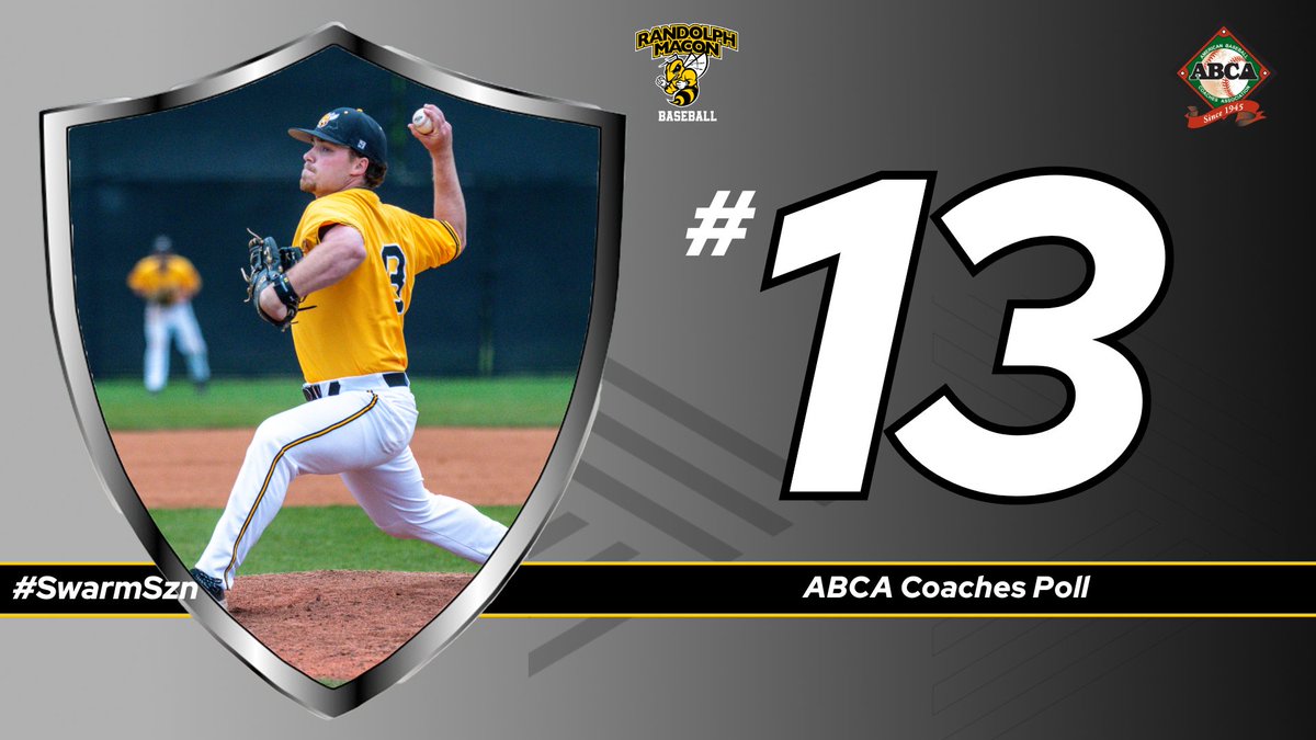 In <a href="/ABCA1945/">ABCA</a> coaches preseason poll, <a href="/RMCJackets/">R-MC Baseball</a> sit at No. 13. #d3baseball #SWARMSZN rmcathletics.com/news/2025/1/29…
