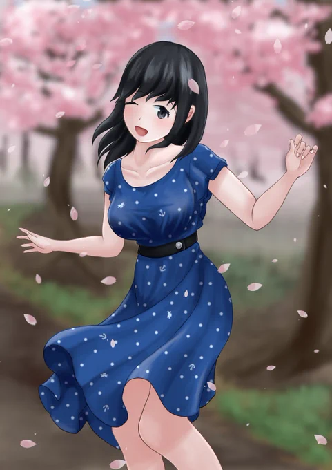 #女の子のウィンクは万病に効くあと片目を描かなくて済む 